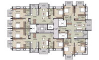 Typical First To Seventh Floor Plan