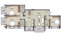 3 BHK FLOOR PLAN
